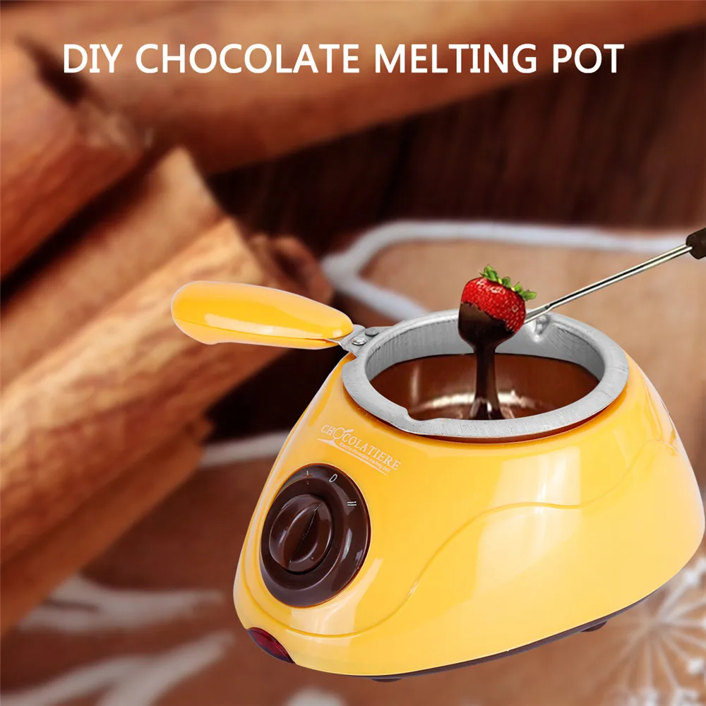 

Multifunctional Chocolatiere Electric Chocolate Melting Pot For Fondue Party Kitchen Food Processor With Tools Set