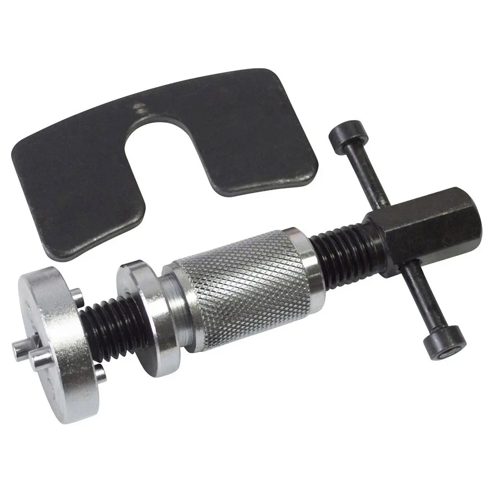 

Universal Car Wheel Cylinder Disc Brake Caliper Piston Rewind Hand Tool 3/8 Dual Pin Repair Tool With Backing Plate