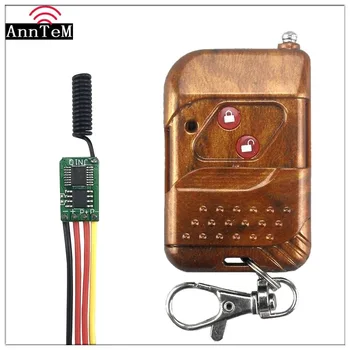 

Wireless Remote Control Switch 433mhz rf Transmitter Receiver kit 3.7v 5v 6v 9v 12v Battery Power Mini Small Controller Module