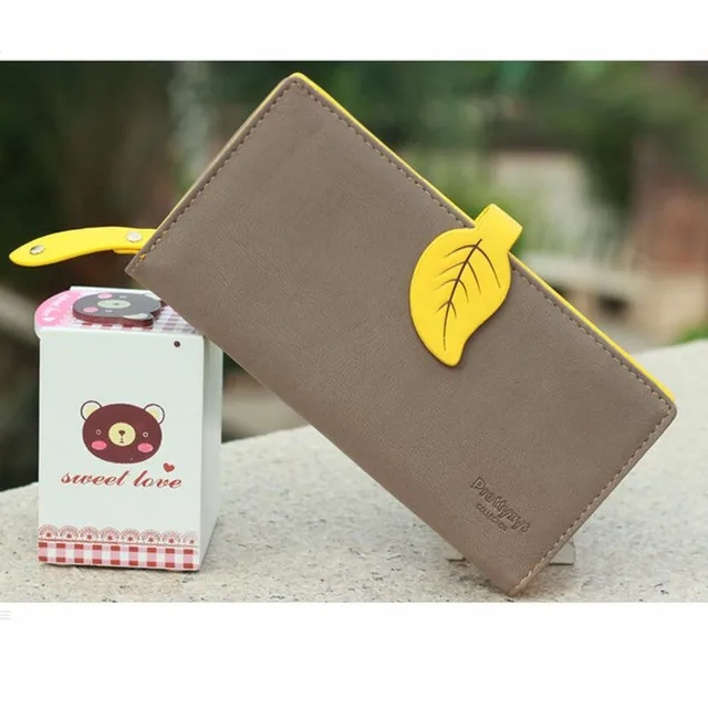 green leaf women wallets
