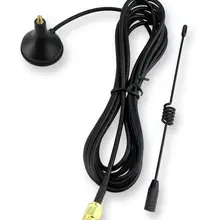 GSM/GPRS/3g/4G/433 антенна на присоске 5dbi с высоким коэффициентом усиления SMA интерфейс 3 м длиной маленькая изотропная всенаправленная антенна