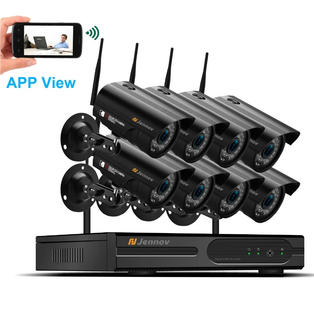 

Einnov Wifi Camera System Wireless Home Security CCTV System Video Surveillance Kit CCTV Set NVR Wifi 1080P ip Camara HD IR View