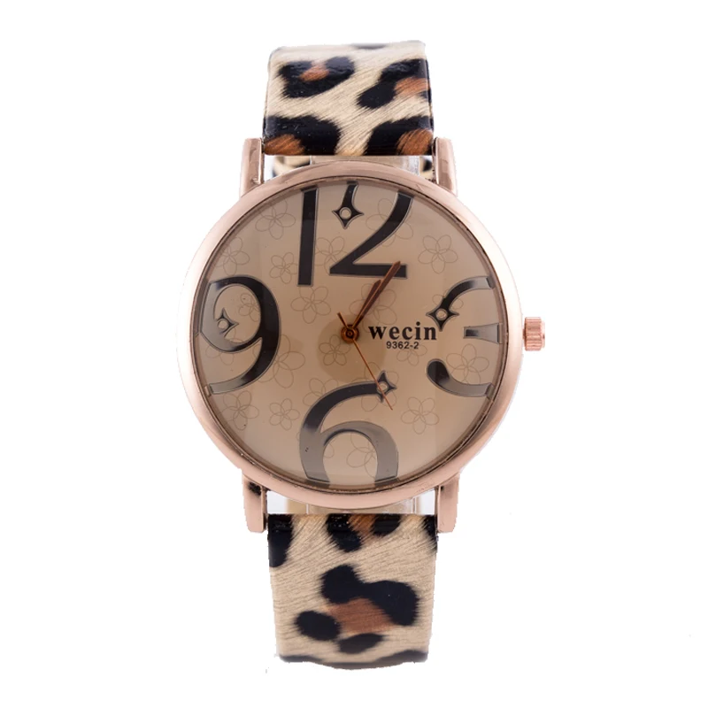 Reloj Mujer 2018 наручные часы Для женщин Мода Женева Leopard силиконовые желе гель