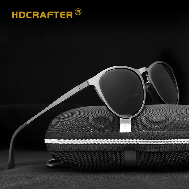 

HDCRAFTER 2019 Vintage Retro Brand Designer Sunglasses Men Women Male Sun Glasses Gafas Oculos De Sol Masculino 6625