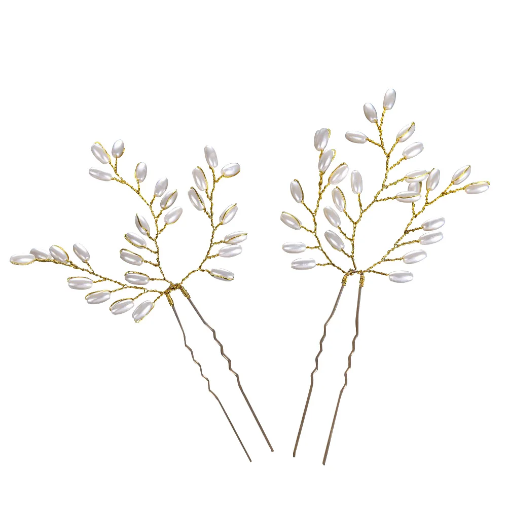 Gold Color Hair Pins  (2)