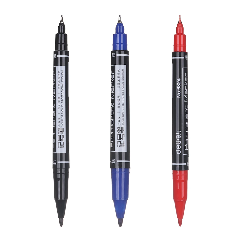 Invloedrijk Voorgevoel Onderdrukker Permanent Fine Tip Marker Pen | Calligraphy Permanent Marker - 1pc Color  Dual Tip - Aliexpress