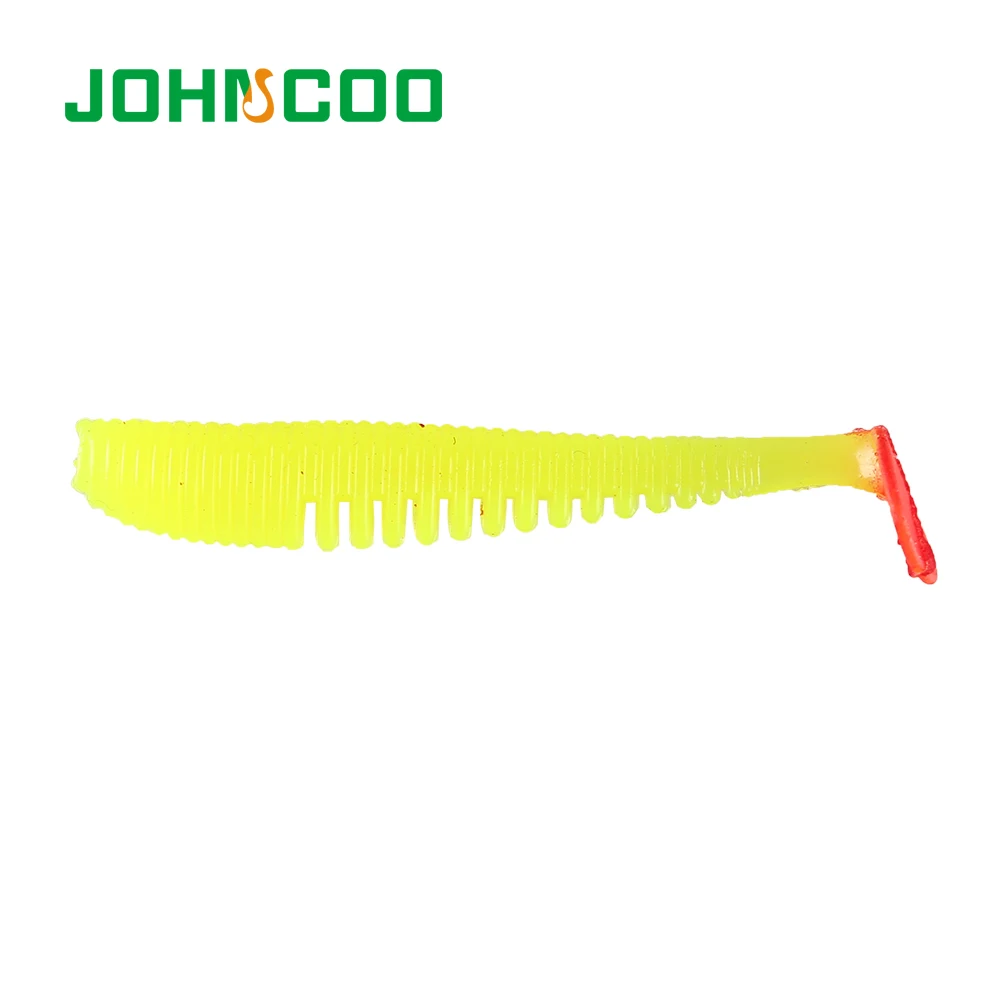 JOHNCOO 10 шт. мягкая рыболовная приманка Shad Worm 8 см 2,4 г Swimbait Мягкая силиконовая приманка искусственный Карп Мягкая приманка воблер высокого качества