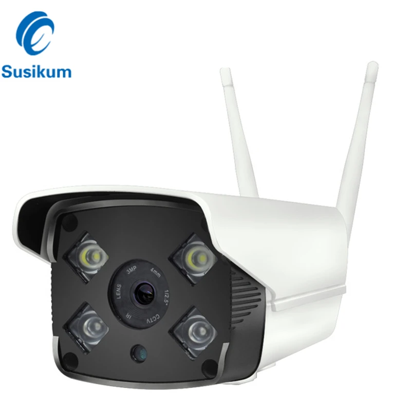 

Yoosee Wifi Camera Outdoor 4Pcs Array Leds ONVIF P2P CCTV Bullet Wireless Camera Support SD Card Slot Max 128G