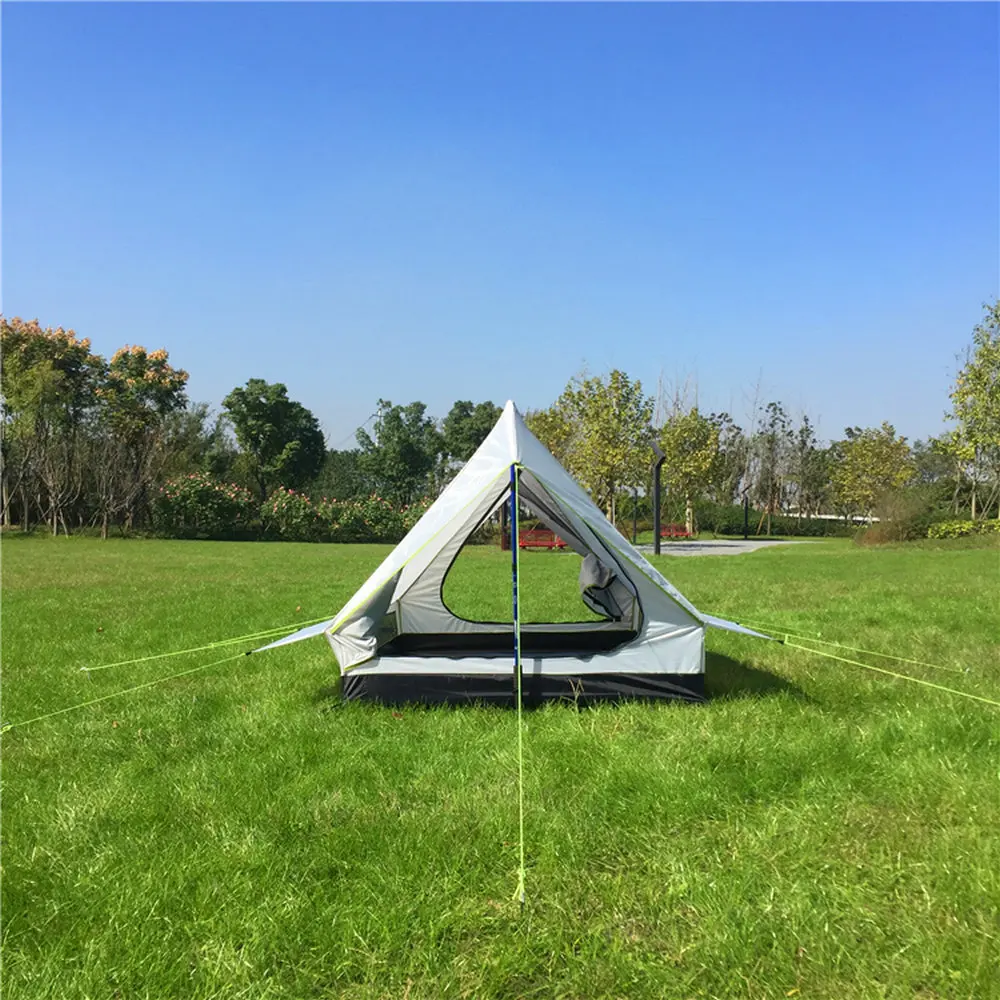 Кемпинговая палатка для 1 человека, ультралегкие палатки, безротовые SNZP019, высокое качество, UL gear, водонепроницаемая, для кемпинга на открытом воздухе