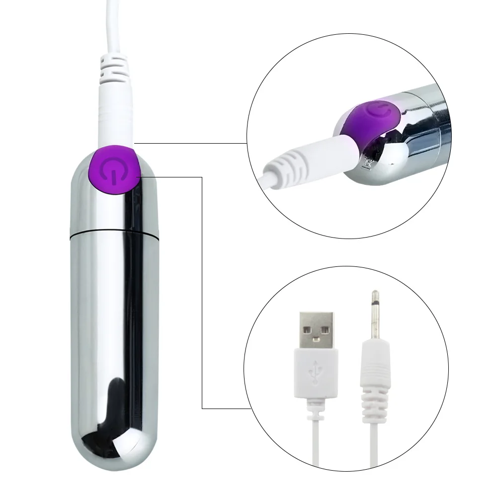 Rechargeable Waterproof 10 Speeds Vibrating Vibrators Sex Bullet Sex Products Mute Vibration Egg Vibrator Sex Toys For Women-4