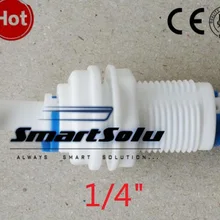 50 шт 1/" трубки воды при помощи обратного осмоса разъём для подключения фитинги для быстрого коннектор RO Water к очистителю воды аквариума Системы