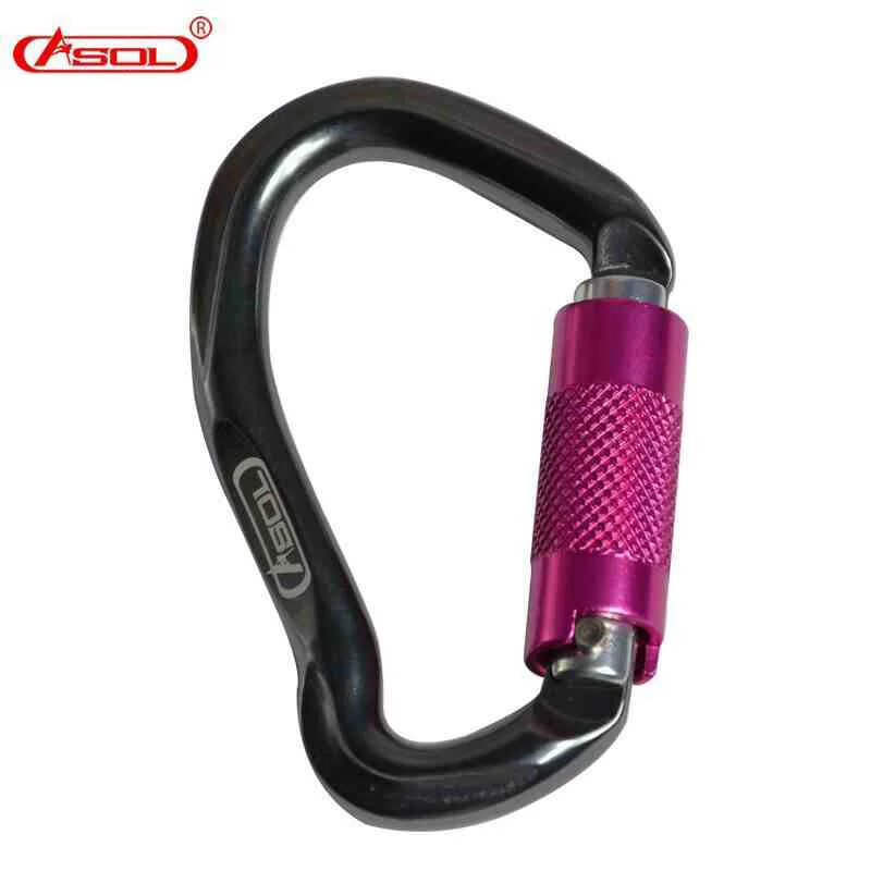 ASOL Professional Aviation aluminum magnesium alloy lock&Mountaineering buckle&Carabiner
