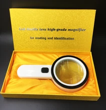 20x-30x lupa portátil lupa led lupa jóias com 12 luzes led lente de lupa leitura ajuda alta definição hd
