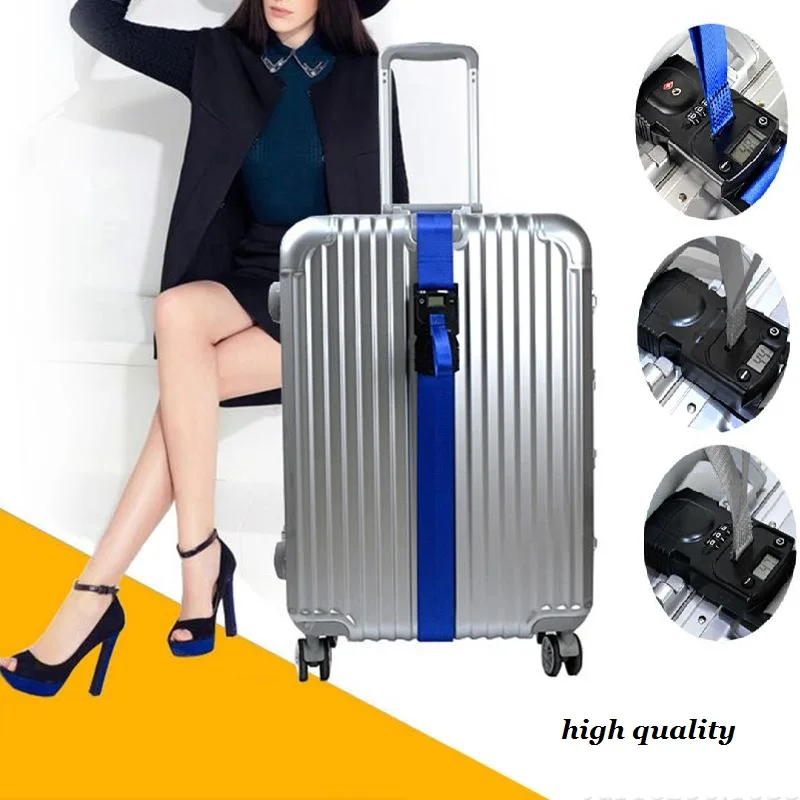 

3in1 Travel Luggage Scale Code TSA Lock Suitcase Strap Belt Digital Hanging Baggage Weigh Scales