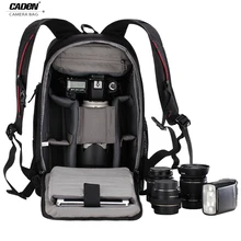Big discount CADeN Digital DSLR Camera Backpack Tripod Bag Backpack For The Camera Multi-capacity Waterproof Photo Backpack With W/Rain Cover