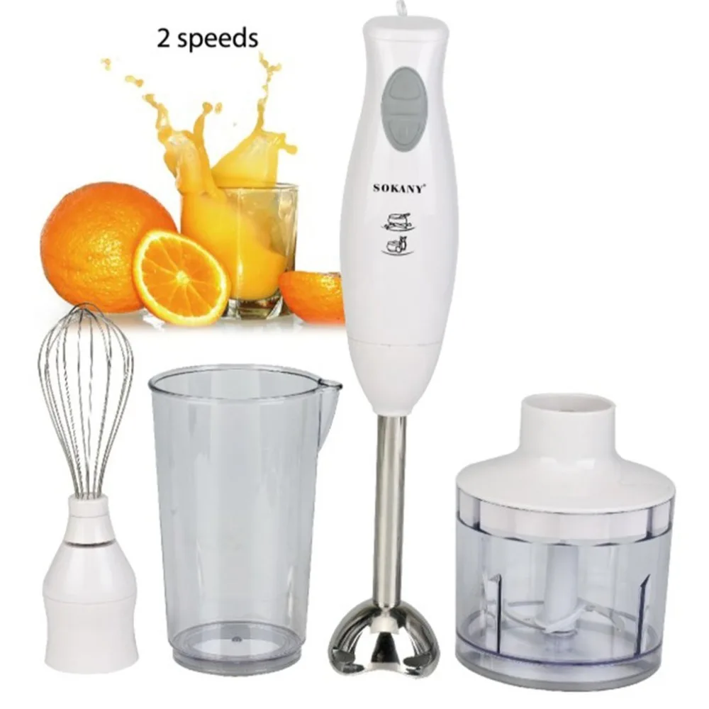

Multifunctional Stainless Steel Hand Blender 200W High Power Electric Meat Mixer Egg Beater Food Cooking Tools