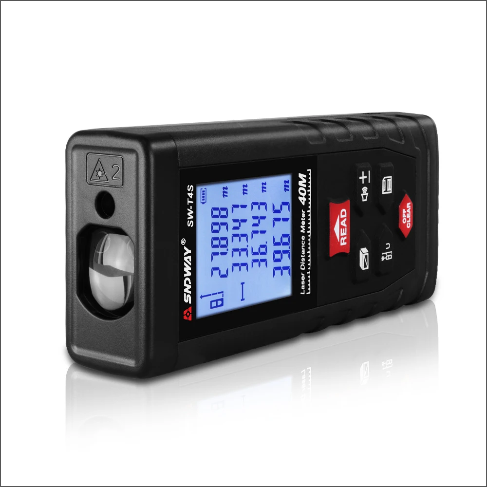 SNDWAY Laser Rangefinder Roulette Distance Meter Range Laser Tape Measure Tool Device Finder SW-T4S/T40 laser Distance Meter SNDWAY Laser Rangefinder Roulette Distance Meter Range Laser Tape Measure Tool Device Finder SW-T4S/T40 laser Distance Meter