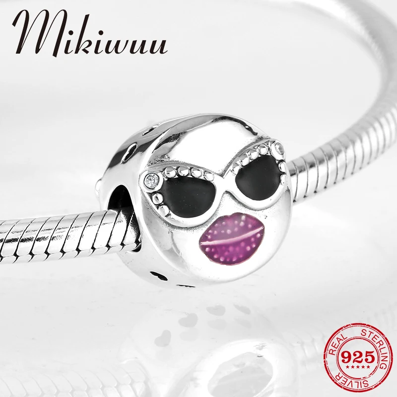

925 Sterling Silver Fashion cool girl styling fine DIY Jewelry Beads jewelry making Fit Original Pandora Charm Women Bracelets