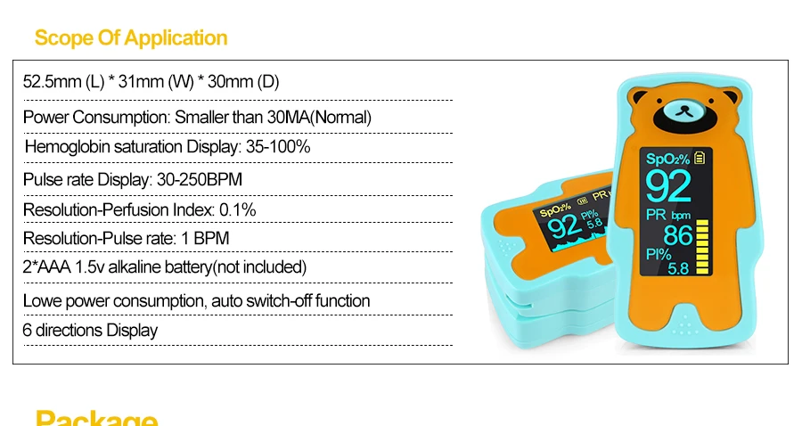 RZ-оксиметр, детский портативный пальцевой оксиметр, Пульсоксиметр для пальцев, домашний Пульсоксиметр для здоровья, пульсометр, PR SPO2, детский оксиметр
