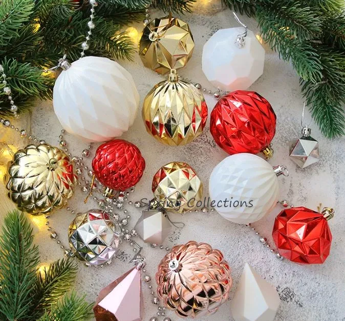

Different Design Christmas Tree Decor Ball Xmas Party Hanging Ball Ornament for Home Christmas