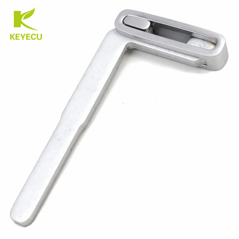 

KEYECU Replacement Smart Remote Emergency Key Blade Blank Insert Fob Slide In for Volvo S40 S60 S80 XC60 XC70