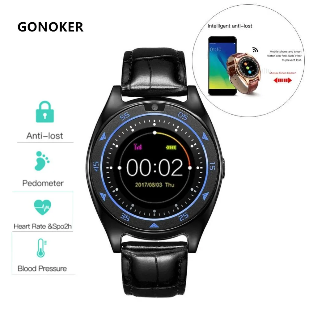

GONOKER A11 Smart Watch Support Sports Step Counter Bluetooth Call Blood Pressure Heart Rate Monitoring DZ09 X6 A1 Y1 Q18