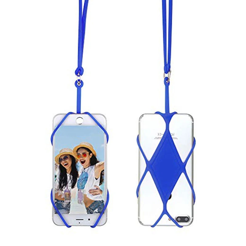 Универсальный силиконовый ремешок-держатель чехол для мобильного телефона шейный ремешок ожерелье слинг для смартфона мобильный телефон ремешок для телефона