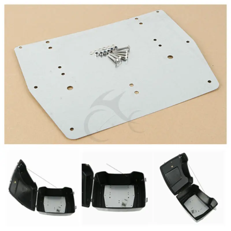 Base do Tronco para Harley Pacote Placa Tour Touring Road King Street Electra Glide 93-13 Flhtcu Flhr Novo Pak