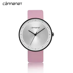 Cannanat пару часов для леди мужские минималистский женские часы прочный PU Кожаный ремешок 20 мм женские наручные часы подарок для любителя