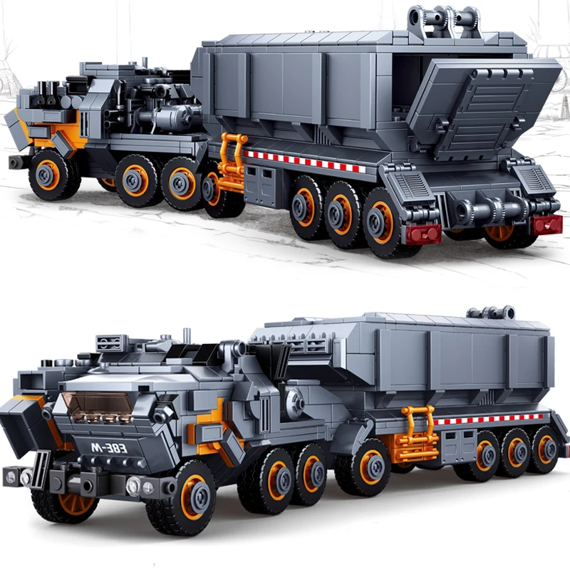 

Sluban Wandering Earth transport truck carrier vehicle car sets model building blocks city compatible legoed technic