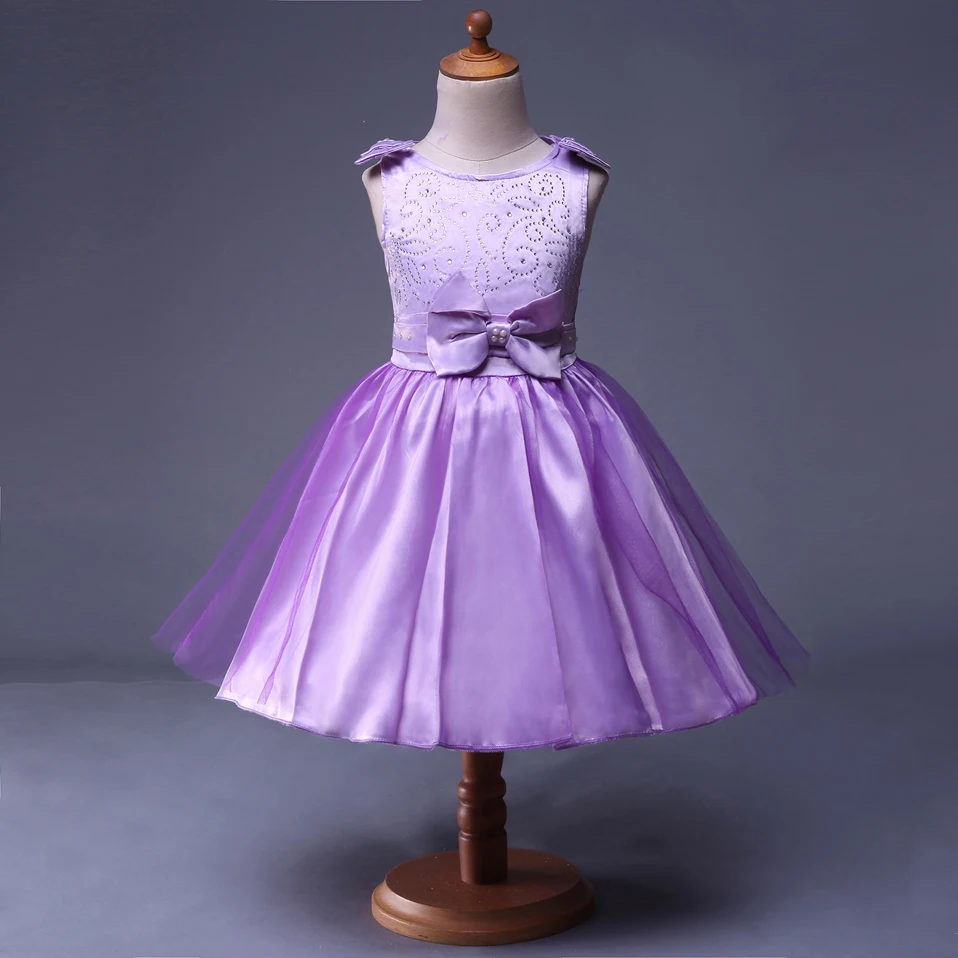 childrens purple dresses
