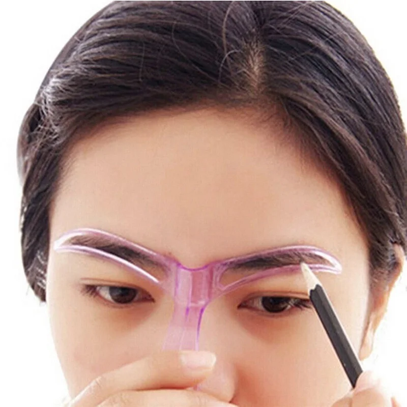 

Grooming Eyebrow Stencil Tools Shape Eyebrow Ruler Template Stencils For Women Beauty Makeup Tools Eyebrow Correction Stencil