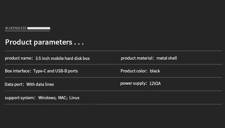 3," металлический мобильный hdd корпус sata usb 3,0 настольный жесткий диск коробка type-C/USB-B 3,0 большая емкость для 6 ТБ чехол hd 3,5