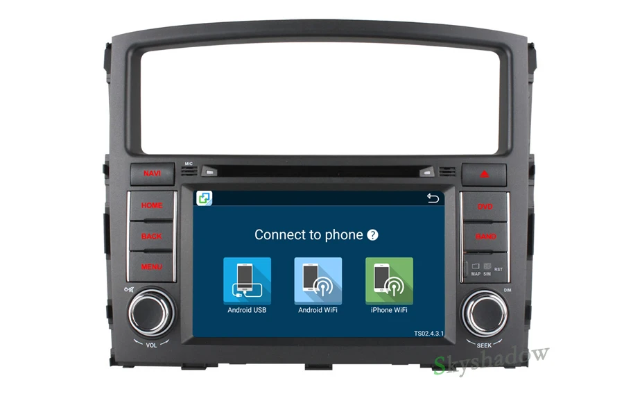 Clearance C500 4G SIM LTE Android 6.0 2GB RAM 32RB 8 core Car DVD Player Bluetooth WIFI GPS Map RDS Radio for MITSUBISHI PAJERO 2006-2015 16