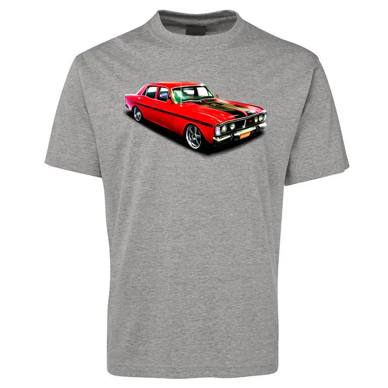 Men T-Shirt Men Clothing Plus Size New Black American Car GT Falcon Illustrated T Shirt Size S -3XL Tee Shirt