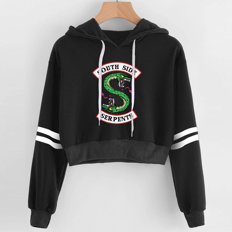  Women sexy high quality hoodies RIVERDALE Southside Serpent Print Spring hot sale casual hoodies sw