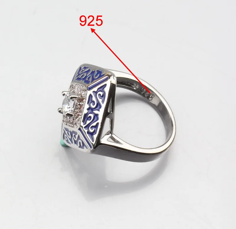 MANNY хороший 925 Серебряный Синий Белый кубический цирконий серьги подвеска ожерелье кольцо Свадебные Ювелирные наборы для невесты