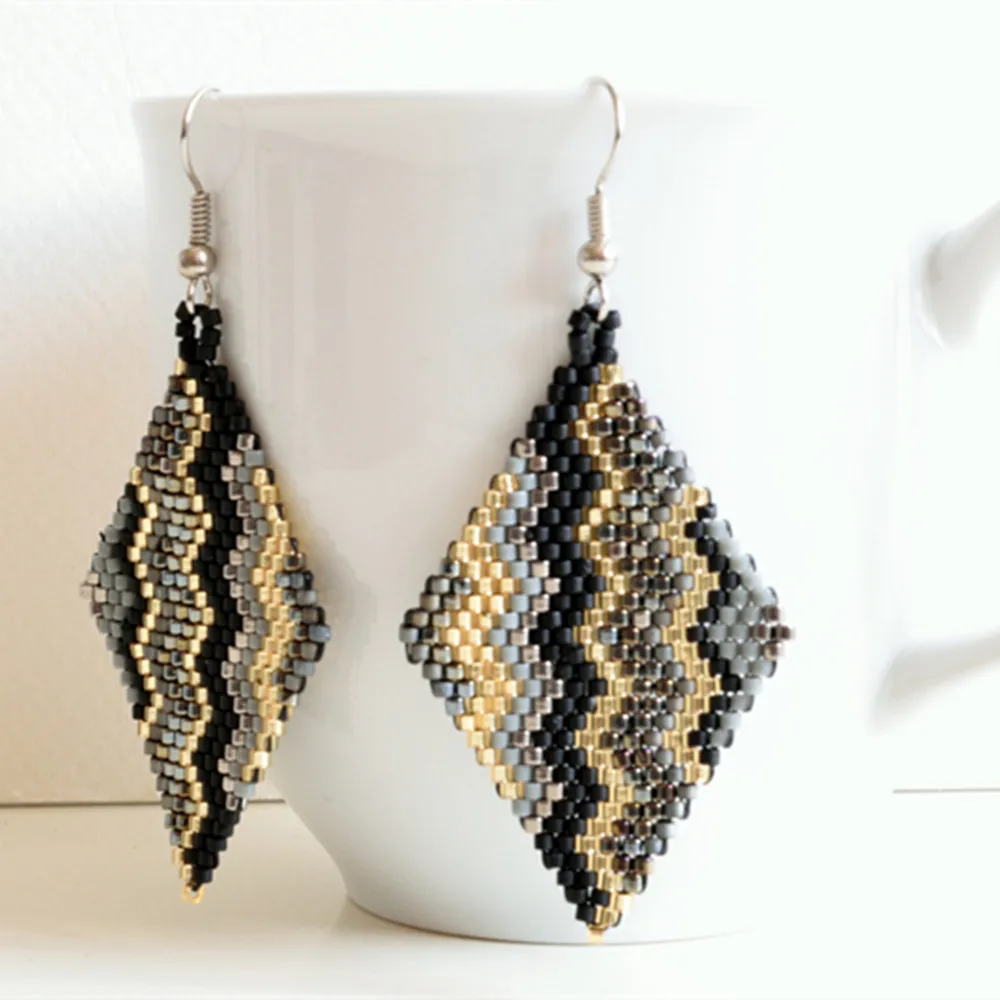 

Go2boho Native American Earrings For Women MIYUKI Earring Insta Fashion Boho Ethnic Earring Jewelry 2019 New Femme Handmade Gift