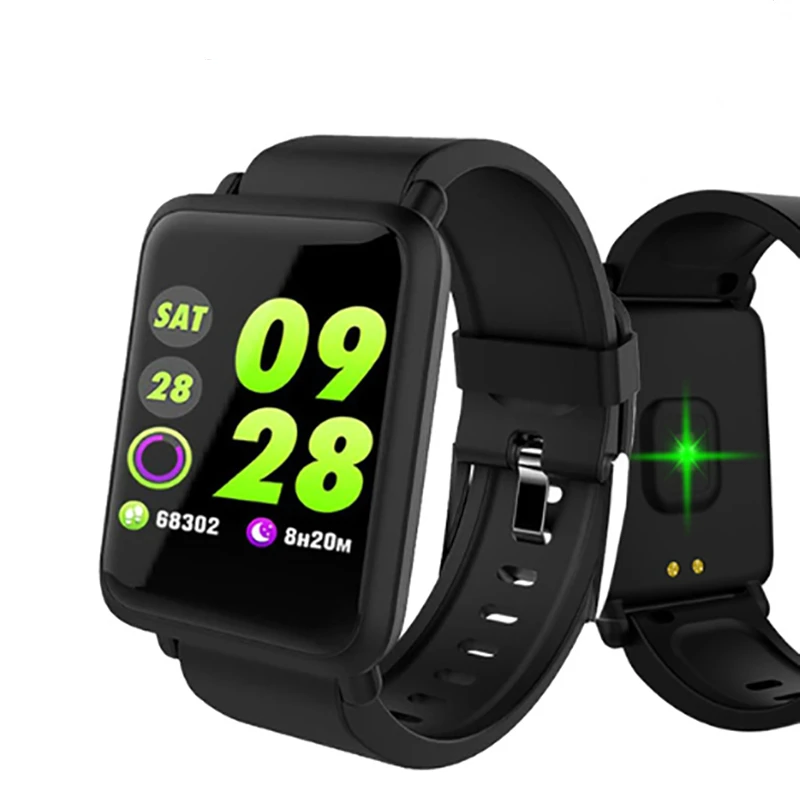 

Fitness Tracker Heart Rate Sleep Monitor Smart Bracelet Waterproof Smart Watch Sports Wristband Men Smartwatch Alarms Clock.