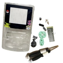 Сменный Чехол для игры с прозрачными цветами для Nintendo dogbc Shell, пригодный для Gameboy, цветной консольный чехол, подарки для мальчиков, крестовые и Y отвертки