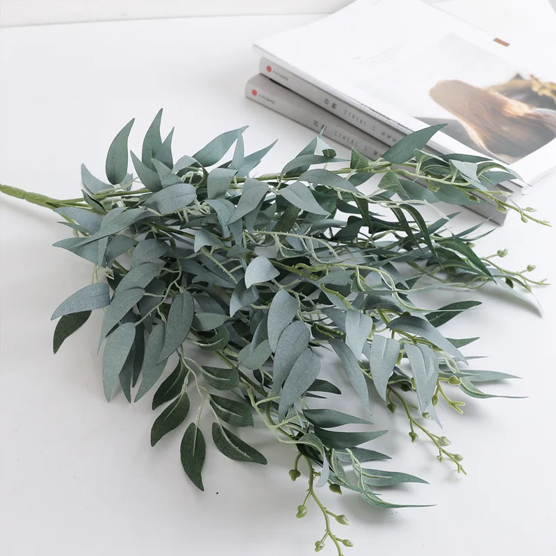 

Simulated Leaves Wedding Bonsai Plants Garden Flowers Plant Lndoor Decoration Outdoor Home Decorative Bunch Of Willow Wicker