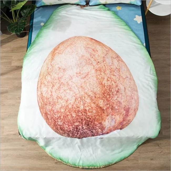 Растительное и фруктовое яблоко арбуз нерегулярное летнее одеяло Полиэстер Кондиционер пледы одеяло для кровати/диван домашний декор - Цвет: 4 Avocado