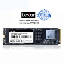 Твердотельный драйвер Lexar NM600 SSD M2 M.2 2280 NVME, 240 ГБ, 480 ГБ, PCIe Gen3* 4 для ноутбуков, настольных ноутбуков, Solido, Прямая поставка