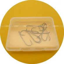 R446, 50 Пластик Коробки, Рыбалка Крючки Коробки, крючок окно,, Рыбалка
