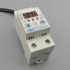 60A 220V adjustable automatic reconnect over voltage and under voltage protection device relay with Voltmeter voltage monitor ► Photo 3/6