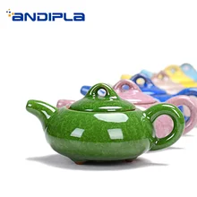 120 мл креативная ледяная треснутая глазурь керамическая чайная горшка офисный чайный набор кунг-фу чайная посуда заваренный чайный чайник Tieguanyin пуэр горшок отправленный друг