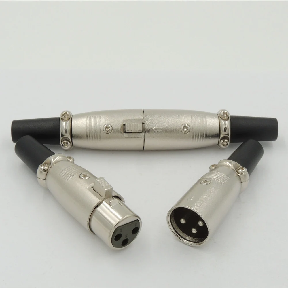 10 Pairs Male/Female 3 Pin XLR Jack Plug Microphone MIC Audio Connector