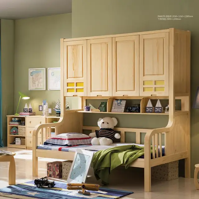 Children S Bed Bedroom Furniture Imported Pine Green Children S Bed Bedroom Furniture Imported Pine Green Storage Closet