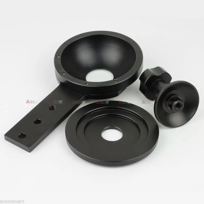 

100mm Bowl Type to Flat Converter Bracket Adapter fr Slider Movie HDV Camera Dolly Crane Tripod Fluid Head Ball Head Weifeng Jib