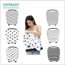 Nursing Cover Scarf Stripe Breastfeeding Cover Multi-Use Baby Stroller Cover Infant Car Seat Cover for Mum Nursing Cover Scarf Stripe Breastfeeding Cover Multi-Use Baby Stroller Cover Infant Car Seat Cover for Mum